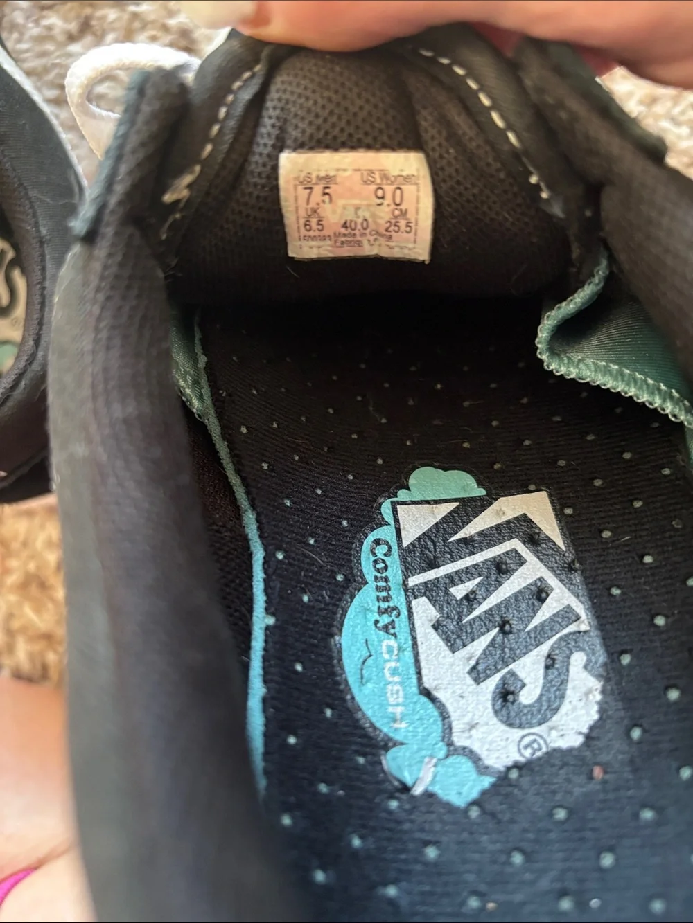 Vans Old Skool Black and White Low Top Sneakers